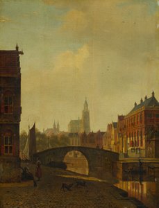 Wyimaginowany widok Arnhem autorstwa George Andries Roth