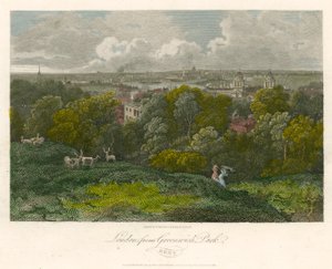 Londyn z Greenwich Park, Kent