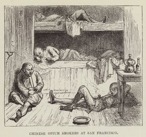 Chińscy palacze opium w San Francisco autorstwa George Augustus Sala