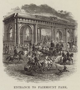 Wejście do Fairmount Park autorstwa George Augustus Sala