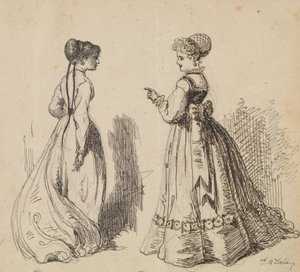Dwie kobiety autorstwa George Augustus Sala