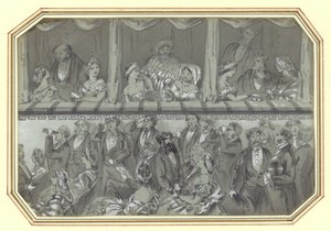 Teatr Williama McConnella Haymarket autorstwa George Augustus Sala