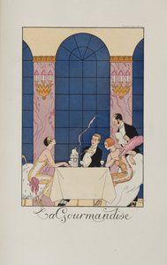 Falbanki i falbanki: La Gourmandise, 1924.