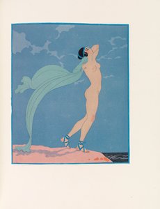 Ilustracja do Les Chansons de Bilitis Pieśni Bilitis autorstwa Pierre Louÿsa, 1922.