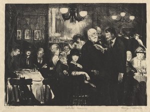 Wieczór artystów autorstwa George Bellows