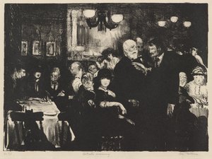 Wieczór artystyczny autorstwa George Bellows