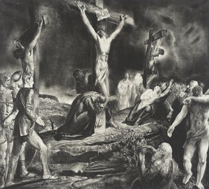 Ukrzyżowanie Chrystusa autorstwa George Bellows