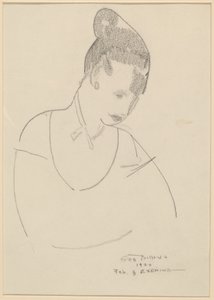 Elsie Speicher [verso] autorstwa George Bellows