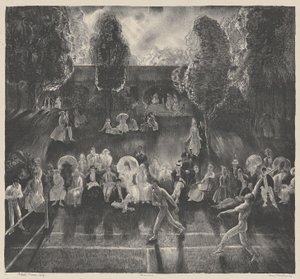 Tenis ziemny autorstwa George Bellows