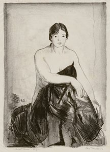 Model, Drugi kamień autorstwa George Bellows