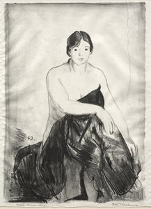 Model, Drugi kamień autorstwa George Bellows