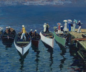 Wakacje nad rzeką Hudson autorstwa George Benjamin Luks