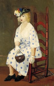 Sukienka w kropki, 1927. autorstwa George Benjamin Luks