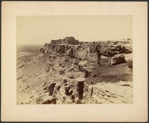 Hualpi, wioska Indian Moqui, Arizona autorstwa George Benjamin Wittick