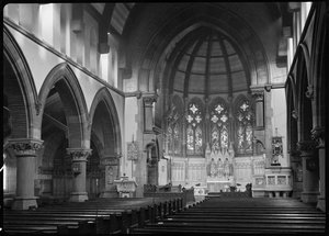 Kościół św. Klemensa, Chapeltown Road, Sheepscar, Leeds, 1942.