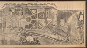 Badanie topograficzne parafii Kensington z planami i elewacjami Pałacu Królewskiego i Ogrodów, Hyde Parku i Knightsbridge