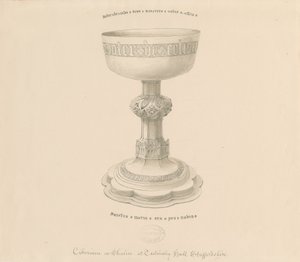 Teddesley Park - Kielich: rysunek piórkiem, nd [?XIX w.] (rysunek)