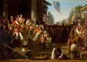 Werdykt ludu autorstwa George Caleb Bingham