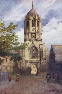 Oxford: Tom Tower, Christ Church (kolor lito)