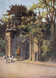 Oxford: Trinity College Gates, Parks