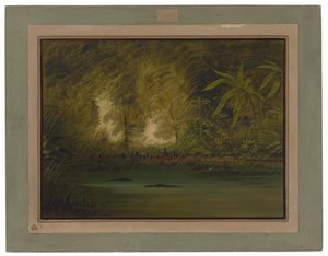 Laguna w górnym biegu Amazonki autorstwa George Catlin