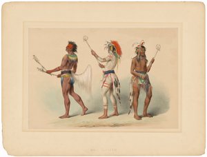Gracze w piłkę autorstwa George Catlin