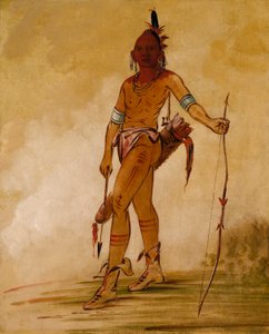 Cáh-he-ga-shín-ga, Mały Wódz autorstwa George Catlin
