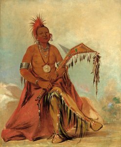 Cler-mónt, pierwszy wódz plemienia autorstwa George Catlin