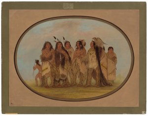 Wybitni Indianie Wron autorstwa George Catlin