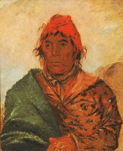 Ee-mat-lá-, król Filip, drugi wódz autorstwa George Catlin