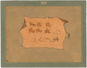 Faksymile szaty lekarza Pawnee autorstwa George Catlin
