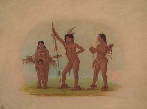 Czterech Indian Mura, 18541869. autorstwa George Catlin