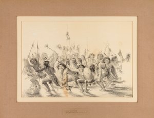 Indiański Taniec Skalpów - nr. 31 autorstwa George Catlin