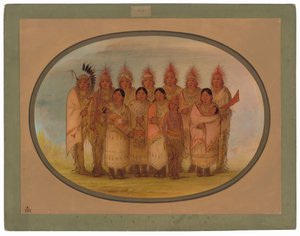 Indianie Iowa, którzy odwiedzili Londyn i Paryż autorstwa George Catlin