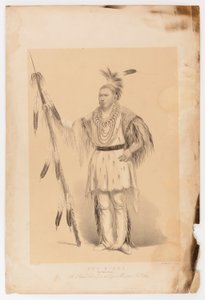 Joc-o-set, Chodzący Niedźwiedź autorstwa George Catlin
