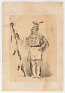 Joc-o-sot, chodzący niedźwiedź autorstwa George Catlin