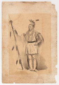 Joc-o-sot, Chodzący Niedźwiedź autorstwa George Catlin