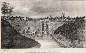 Lockport z Prospect Hill autorstwa George Catlin