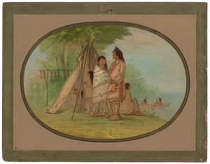 Indianie Nayas autorstwa George Catlin