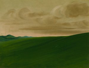 Nishnabottana Bluffs, Upper Missouri autorstwa George Catlin