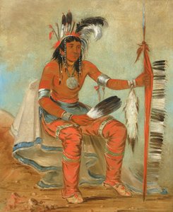 On-daig, The Crow, a Dandy, 1836. autorstwa George Catlin