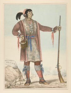 Osceola (wódz Indii) autorstwa George Catlin