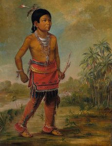 Osceola Nick-a-no-chee, chłopiec autorstwa George Catlin