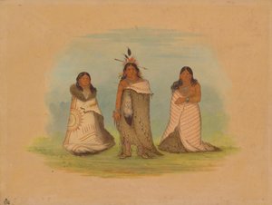 Indianie Puncah, 1861. autorstwa George Catlin