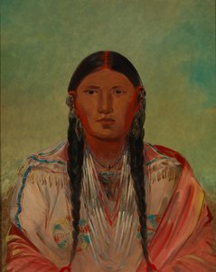 Ru-ton-wee-me, Gołąb na skrzydle autorstwa George Catlin