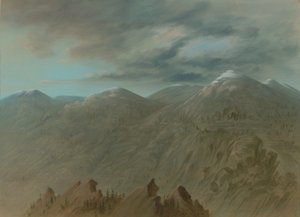 Góry Łososiowe, 18551869. autorstwa George Catlin