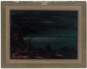 Włócznia z łososia - Ottowas autorstwa George Catlin