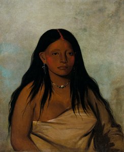 Shé-de-ah, Wild Sage, kobieta z Wichita autorstwa George Catlin