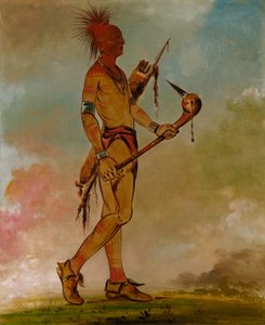 Shin-ga-wás-sa, przystojny ptak autorstwa George Catlin