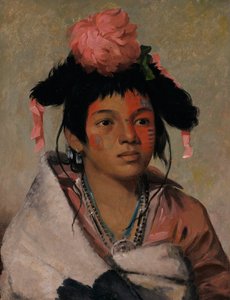 Tcha-káuk-o-ko-máugh, Wielki Wódz, Chłopiec autorstwa George Catlin
